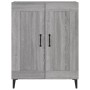 Aparador de madera de ingeniería gris Sonoma 69,5x34x90 cm de vidaXL, Aparadores - Ref: Foro24-817343, Precio: 73,80 €, Descu...