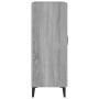 Aparador de madera de ingeniería gris Sonoma 69,5x34x90 cm de vidaXL, Aparadores - Ref: Foro24-817343, Precio: 73,80 €, Descu...