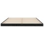 Estructura de cama de madera maciza pino negra 150x200 cm de vidaXL, Camas y somieres - Ref: Foro24-823443, Precio: 99,92 €, ...