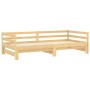 Sofá cama extraíble madera maciza de pino 2x(90x200) cm de vidaXL, Camas y somieres - Ref: Foro24-806950, Precio: 192,99 €, D...