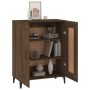 Oak brown engineered wood sideboard 69.5x34x90 cm by vidaXL, Sideboards - Ref: Foro24-817344, Price: 69,79 €, Discount: %