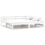 Removable sofa bed solid white pine wood 2x(90x200) cm by vidaXL, Beds and slatted bases - Ref: Foro24-806951, Price: 210,99 ...