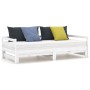 Removable sofa bed solid white pine wood 2x(90x200) cm by vidaXL, Beds and slatted bases - Ref: Foro24-806951, Price: 210,99 ...