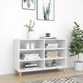 White engineered wood sideboard 103.5x35x70 cm by vidaXL, Sideboards - Ref: Foro24-806031, Price: 87,17 €, Discount: %