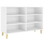 Aparador de madera de ingeniería blanco 103,5x35x70 cm de vidaXL, Aparadores - Ref: Foro24-806031, Precio: 87,17 €, Descuento: %