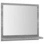 Sonoma gray plywood bathroom mirror 40x10.5x37 cm by vidaXL, bathroom vanities - Ref: Foro24-815634, Price: 22,99 €, Discount: %