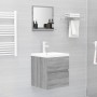 Espejo de baño madera contrachapada gris Sonoma 40x10,5x37 cm de vidaXL, Tocadores de baño - Ref: Foro24-815634, Precio: 24,6...