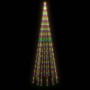 Christmas tree on flagpole 732 colorful LEDs 500 cm by vidaXL, Christmas lights - Ref: Foro24-343529, Price: 36,54 €, Discoun...