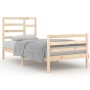 Estructura de cama madera maciza 90x200 cm de vidaXL, Camas y somieres - Ref: Foro24-3105845, Precio: 97,43 €, Descuento: %