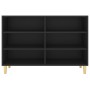 Schwarzes Sperrholz-Sideboard 103,5 x 35 x 70 cm von vidaXL, Sideboards - Ref: Foro24-806032, Preis: 68,66 €, Rabatt: %