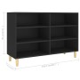 Schwarzes Sperrholz-Sideboard 103,5 x 35 x 70 cm von vidaXL, Sideboards - Ref: Foro24-806032, Preis: 68,66 €, Rabatt: %