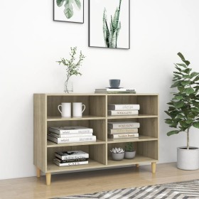 Aparador de madera contrachapada roble Sonoma 103,5x35x70 cm de vidaXL, Aparadores - Ref: Foro24-806034, Precio: 65,99 €, Des...