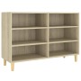 Aparador de madera contrachapada roble Sonoma 103,5x35x70 cm de vidaXL, Aparadores - Ref: Foro24-806034, Precio: 68,57 €, Des...