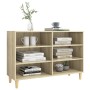 Aparador de madera contrachapada roble Sonoma 103,5x35x70 cm de vidaXL, Aparadores - Ref: Foro24-806034, Precio: 68,57 €, Des...