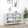 Aparador de madera contrachapada blanco brillo 103,5x35x70 cm de vidaXL, Aparadores - Ref: Foro24-806037, Precio: 75,99 €, De...