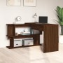 Oak plywood corner desk 200x50x76cm by vidaXL, Desks - Ref: Foro24-815425, Price: 98,93 €, Discount: %