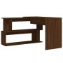 Oak plywood corner desk 200x50x76cm by vidaXL, Desks - Ref: Foro24-815425, Price: 98,93 €, Discount: %