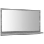 Sonoma gray plywood bathroom mirror 60x10.5x37 cm by vidaXL, bathroom vanities - Ref: Foro24-815637, Price: 29,68 €, Discount: %