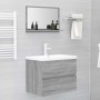 Sonoma gray plywood bathroom mirror 60x10.5x37 cm by vidaXL, bathroom vanities - Ref: Foro24-815637, Price: 29,68 €, Discount: %