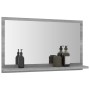 Sonoma gray plywood bathroom mirror 60x10.5x37 cm by vidaXL, bathroom vanities - Ref: Foro24-815637, Price: 29,68 €, Discount: %