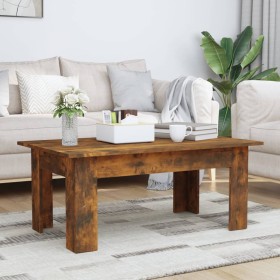 Smoked oak plywood coffee table 100x60x42 cm by vidaXL, Coffee table - Ref: Foro24-815426, Price: 55,65 €, Discount: %