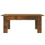 Mesa de centro madera contrachapada roble ahumado 100x60x42 cm de vidaXL, Mesas de centro - Ref: Foro24-815426, Precio: 55,58...