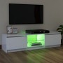 Mueble para TV con luces LED blanco 120x30x35,5 cm de vidaXL, Muebles TV - Ref: Foro24-804283, Precio: 75,70 €, Descuento: %