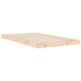 Solid pine wood bed frame 100x200 cm by vidaXL, Beds and slatted bases - Ref: Foro24-823454, Price: 62,22 €, Discount: %