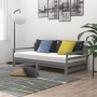 Removable sofa bed solid gray pine wood 2x(90x200) cm by vidaXL, Beds and slatted bases - Ref: Foro24-806957, Price: 181,60 €...