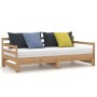 Sofá cama extraíble madera de pino marrón miel 2x(90x200) cm de vidaXL, Camas y somieres - Ref: Foro24-806958, Precio: 209,99...