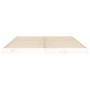 Estructura de cama de madera maciza de pino blanco 140x190 cm de vidaXL, Camas y somieres - Ref: Foro24-823465, Precio: 77,60...