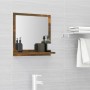 Smoked oak plywood bathroom mirror 40x10.5x37 cm by vidaXL, bathroom vanities - Ref: Foro24-815633, Price: 22,49 €, Discount: %