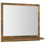 Smoked oak plywood bathroom mirror 40x10.5x37 cm by vidaXL, bathroom vanities - Ref: Foro24-815633, Price: 22,99 €, Discount: %