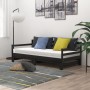 Sofá cama extraíble madera maciza de pino negro 2x(90x200) cm de vidaXL, Camas y somieres - Ref: Foro24-806959, Precio: 271,0...