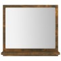 Smoked oak plywood bathroom mirror 40x10.5x37 cm by vidaXL, bathroom vanities - Ref: Foro24-815633, Price: 22,99 €, Discount: %