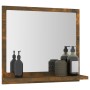 Smoked oak plywood bathroom mirror 40x10.5x37 cm by vidaXL, bathroom vanities - Ref: Foro24-815633, Price: 22,99 €, Discount: %