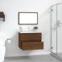 2-piece bathroom furniture set in oak brown plywood by vidaXL, Bathroom furniture - Ref: Foro24-815737, Price: 89,61 €, Disco...