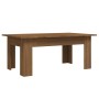 Mesa de centro madera contrachapada marrón roble 100x60x42 cm de vidaXL, Mesas de centro - Ref: Foro24-815428, Precio: 54,81 ...