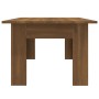 Brown oak plywood coffee table 100x60x42 cm by vidaXL, Coffee table - Ref: Foro24-815428, Price: 54,81 €, Discount: %