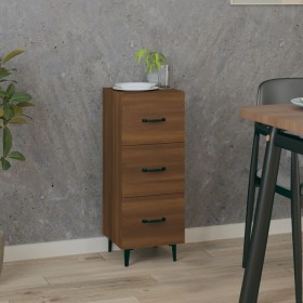 Aparador madera de ingeniería marrón roble 34,5x34x90 cm de vidaXL, Aparadores - Ref: Foro24-817413, Precio: 63,02 €, Descuen...