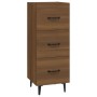 Engineered wood brown oak sideboard 34.5x34x90 cm by vidaXL, Sideboards - Ref: Foro24-817413, Price: 63,02 €, Discount: %