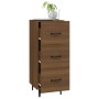 Engineered wood brown oak sideboard 34.5x34x90 cm by vidaXL, Sideboards - Ref: Foro24-817413, Price: 63,02 €, Discount: %