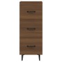 Engineered wood brown oak sideboard 34.5x34x90 cm by vidaXL, Sideboards - Ref: Foro24-817413, Price: 63,02 €, Discount: %