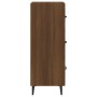 Aparador madera de ingeniería marrón roble 34,5x34x90 cm de vidaXL, Aparadores - Ref: Foro24-817413, Precio: 62,96 €, Descuen...