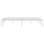 White metal bed frame 120x190 cm by vidaXL, Beds and slatted bases - Ref: Foro24-350910, Price: 89,07 €, Discount: %