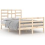 Estructura de cama madera maciza de pino 120x200 cm de vidaXL, Camas y somieres - Ref: Foro24-3105855, Precio: 118,05 €, Desc...