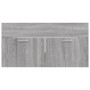 Set de muebles de baño 2 pzas madera contrachapada gris sonoma de vidaXL, Muebles de baño - Ref: Foro24-826624, Precio: 78,19...