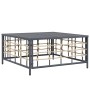 Synthetic anthracite gray rattan garden table 70x70x34 cm by vidaXL, Modular outdoor sofas - Ref: Foro24-364133, Price: 42,42...