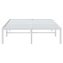 Estructura de cama de metal blanca 120x200 cm de vidaXL, Camas y somieres - Ref: Foro24-350911, Precio: 86,99 €, Descuento: %