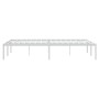 Estructura de cama de metal blanca 120x200 cm de vidaXL, Camas y somieres - Ref: Foro24-350911, Precio: 86,99 €, Descuento: %